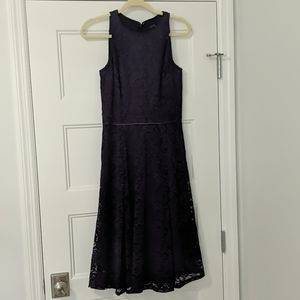 Plum Tahari Lace Dress